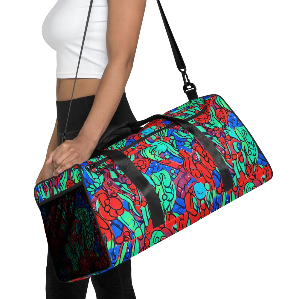 Hypercolor Habitat on Duffle Bag — Front