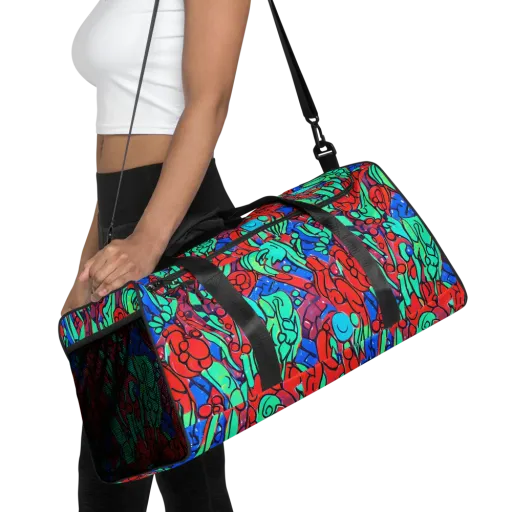 Hypercolor Habitat on a Duffle Bag