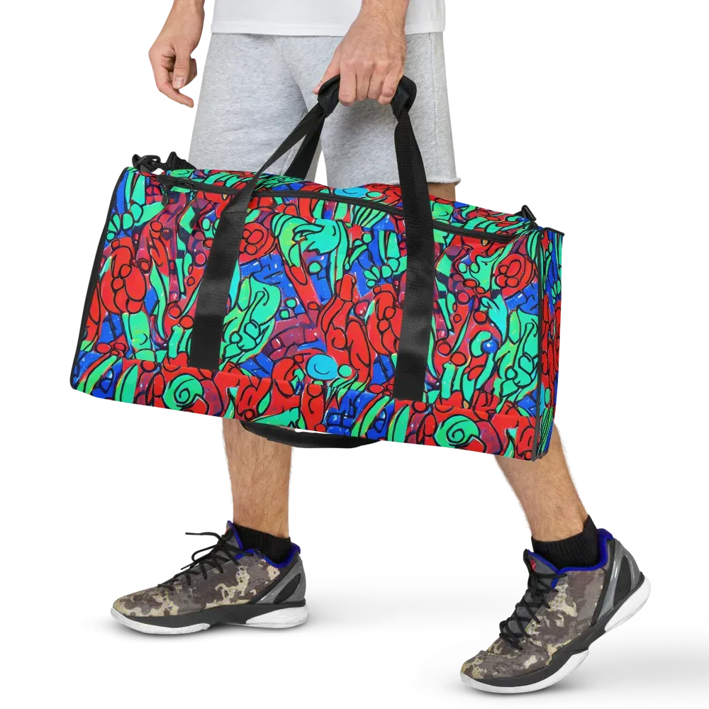 Hypercolor Habitat on Duffle Bag — Front