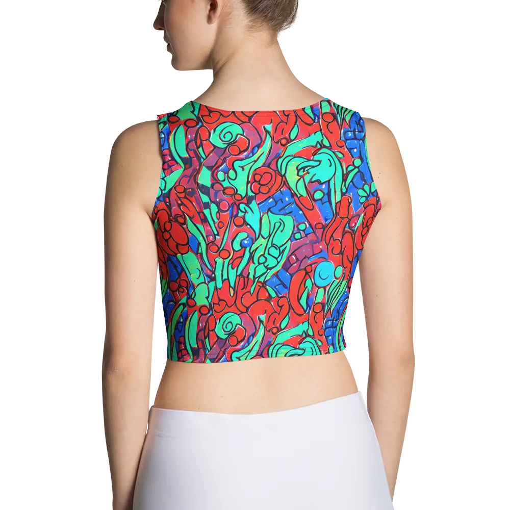 Hypercolor Habitat on Crop Top — Back