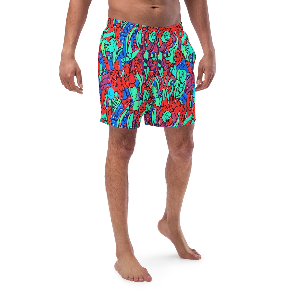 Hypercolor Habitat on Swim Trunks — Front
