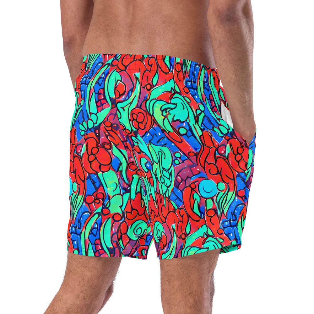Hypercolor Habitat on Swim Trunks — Right Back