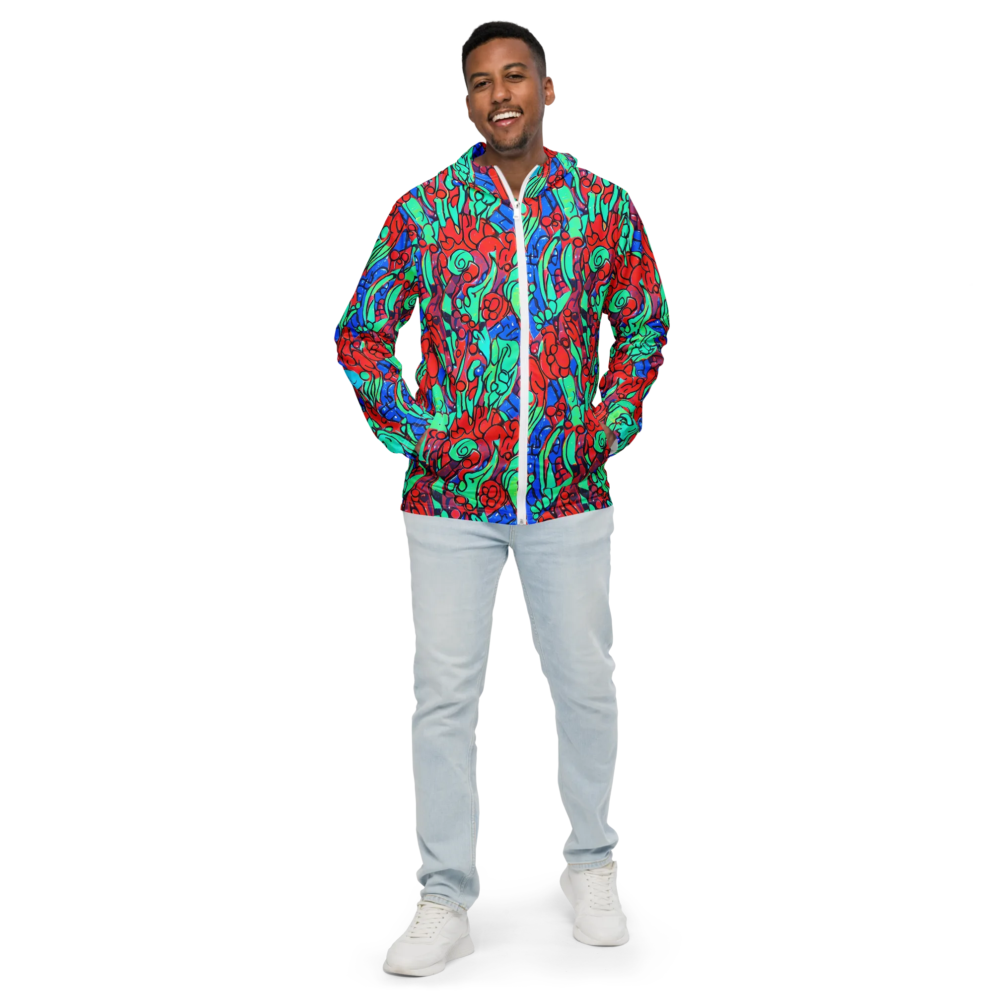 Hypercolor Habitat on Men's Windbreaker — Front