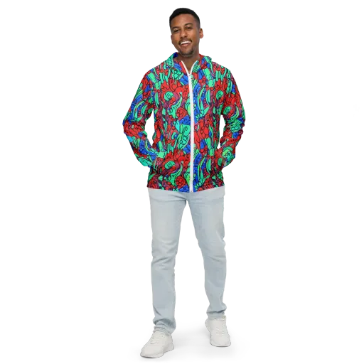 Hypercolor Habitat on a Men's Windbreaker