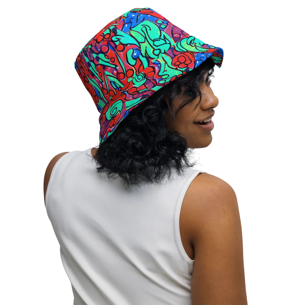 Hypercolor Habitat on Reversible Bucket Hat — Right Outside