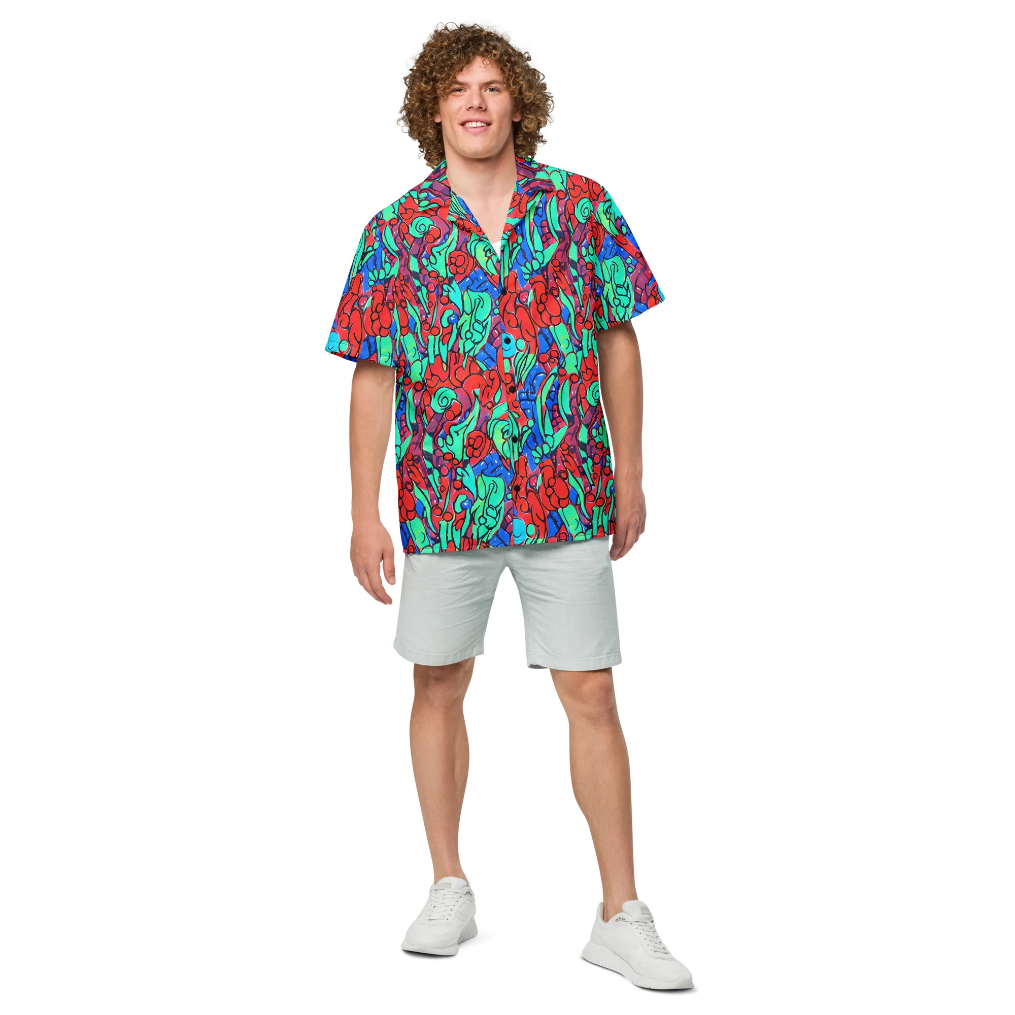 Hypercolor Habitat on Button Shirt — Front