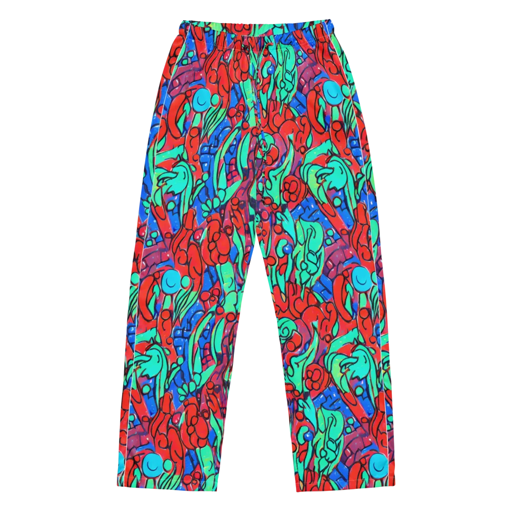 Hypercolor Habitat on Women's Pajama Pants — Front
