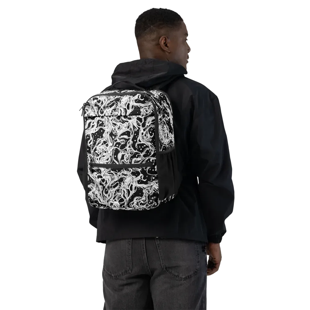 Sonic Smoke on Utility Backpack — Back