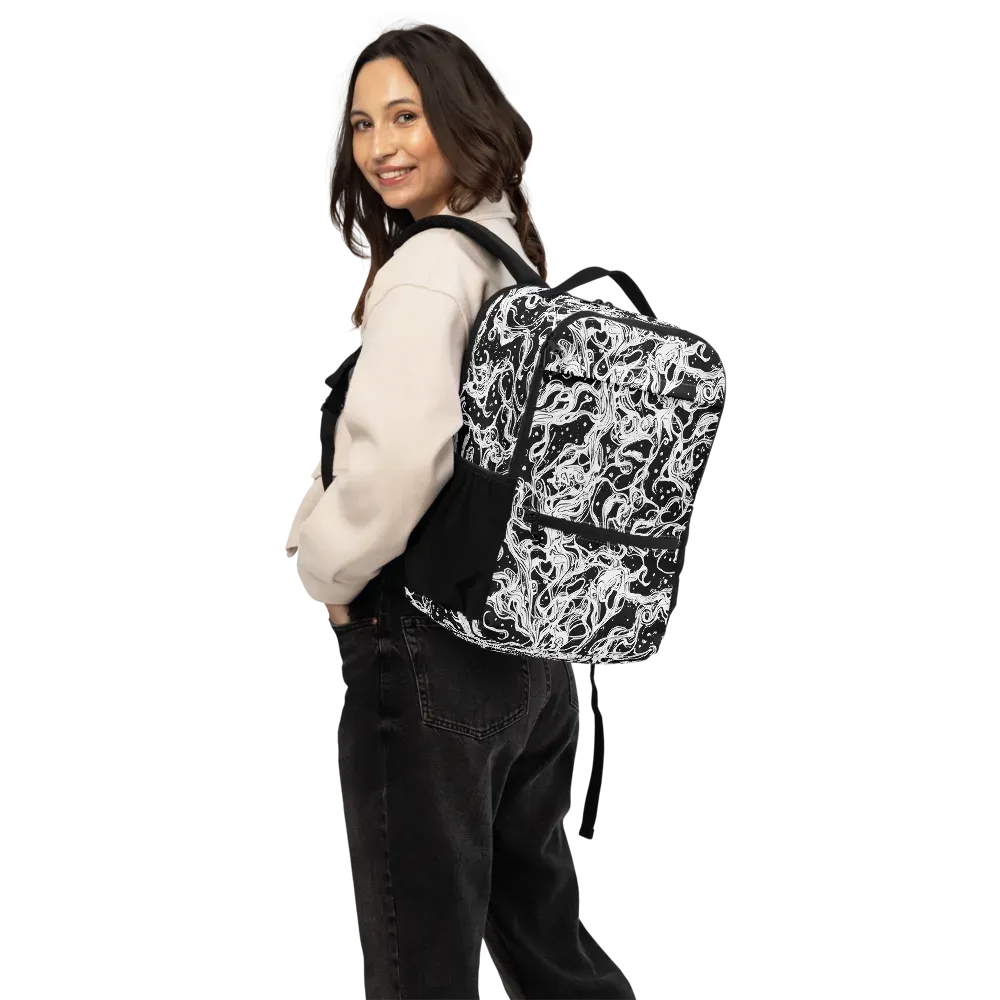 Sonic Smoke on Utility Backpack — Back