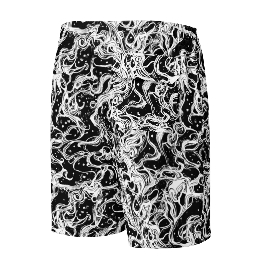 Sonic Smoke on Men's Board Shorts — Back