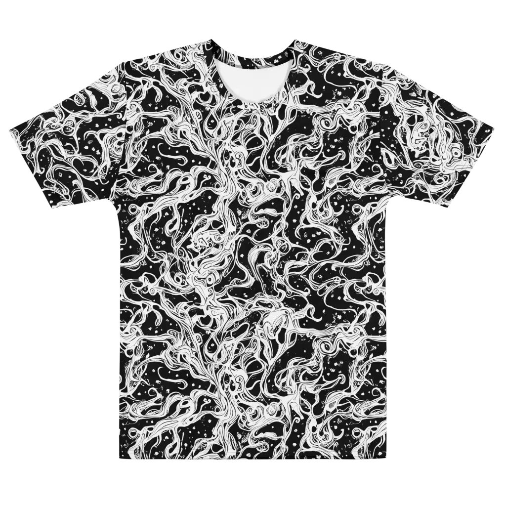 Sonic Smoke on Men's Cotton Crew Neck T-Shirt — Front