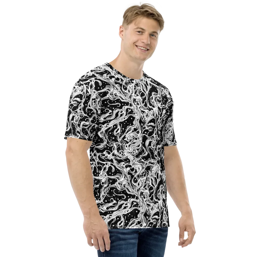 Sonic Smoke on Men's Crew Neck T-Shirt — Right