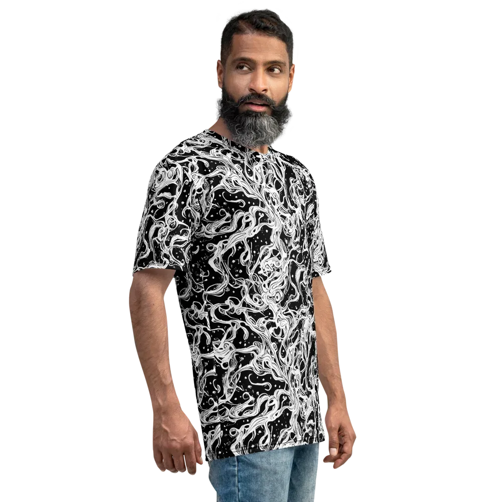 Sonic Smoke on Men's Crew Neck T-Shirt — Right