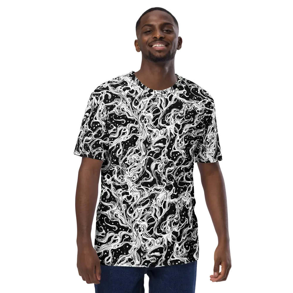 Sonic Smoke on Men's Crew Neck T-Shirt — Front