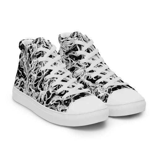 Sonic Smoke on a Men's High Top Canvas Shoes