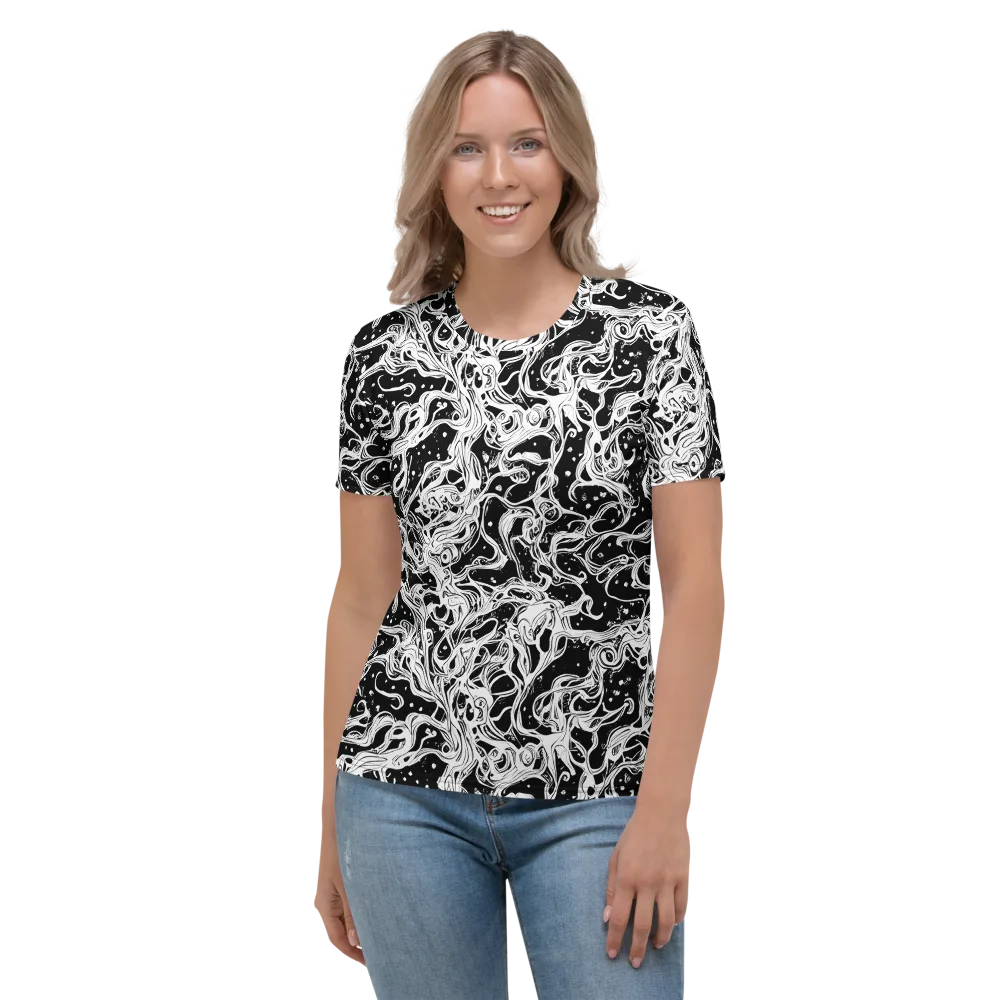 Sonic Smoke on Women's Crew Neck T-Shirt — Front
