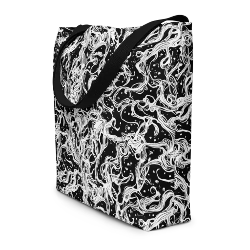 Sonic Smoke on a Large Tote Bag W/ Pocket