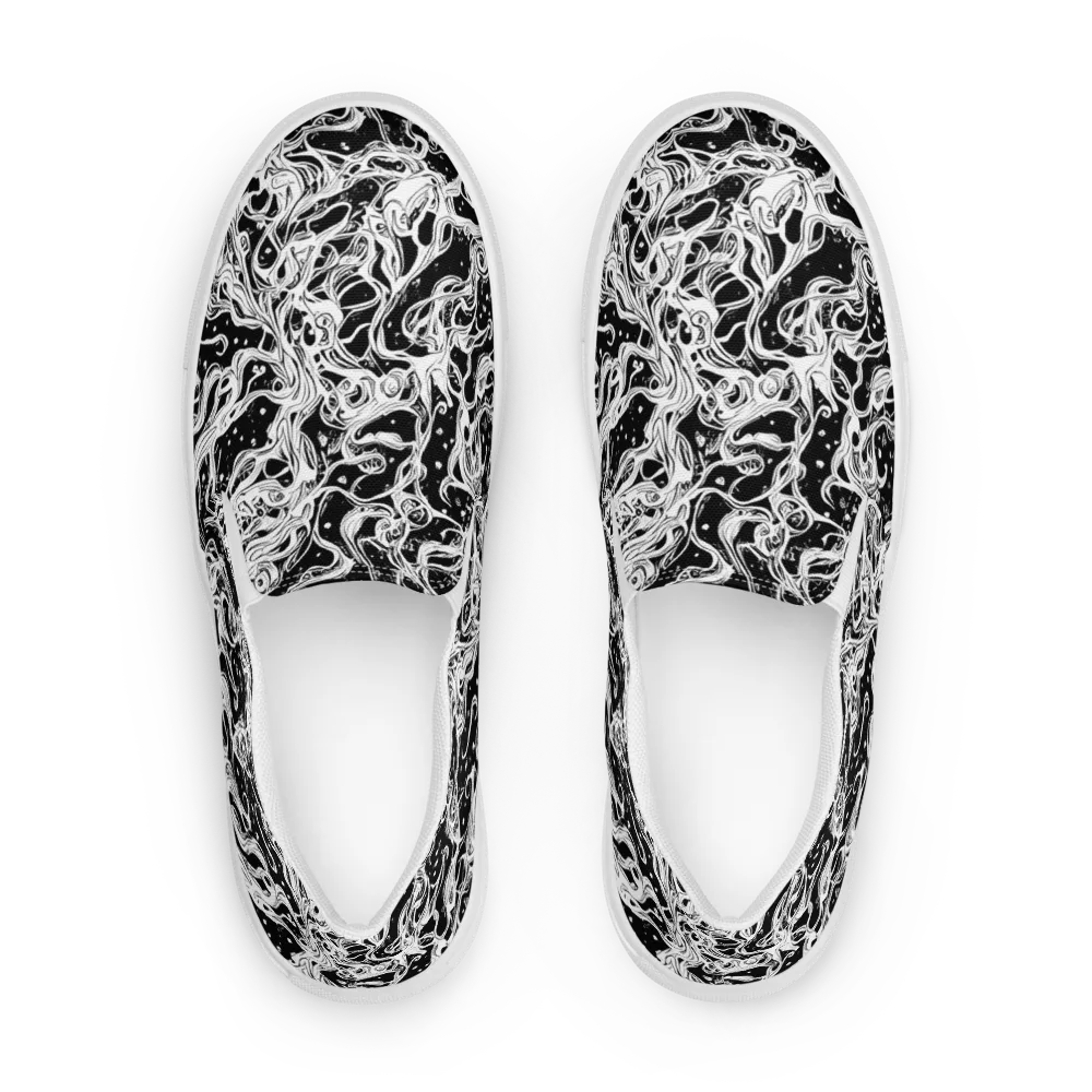 Sonic Smoke on Women's Slip-On Canvas Shoes — Front