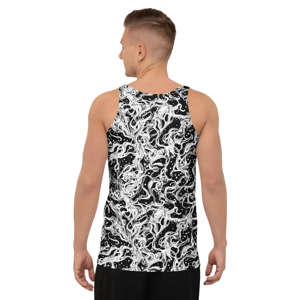Sonic Smoke on Men's Tank Top — Back