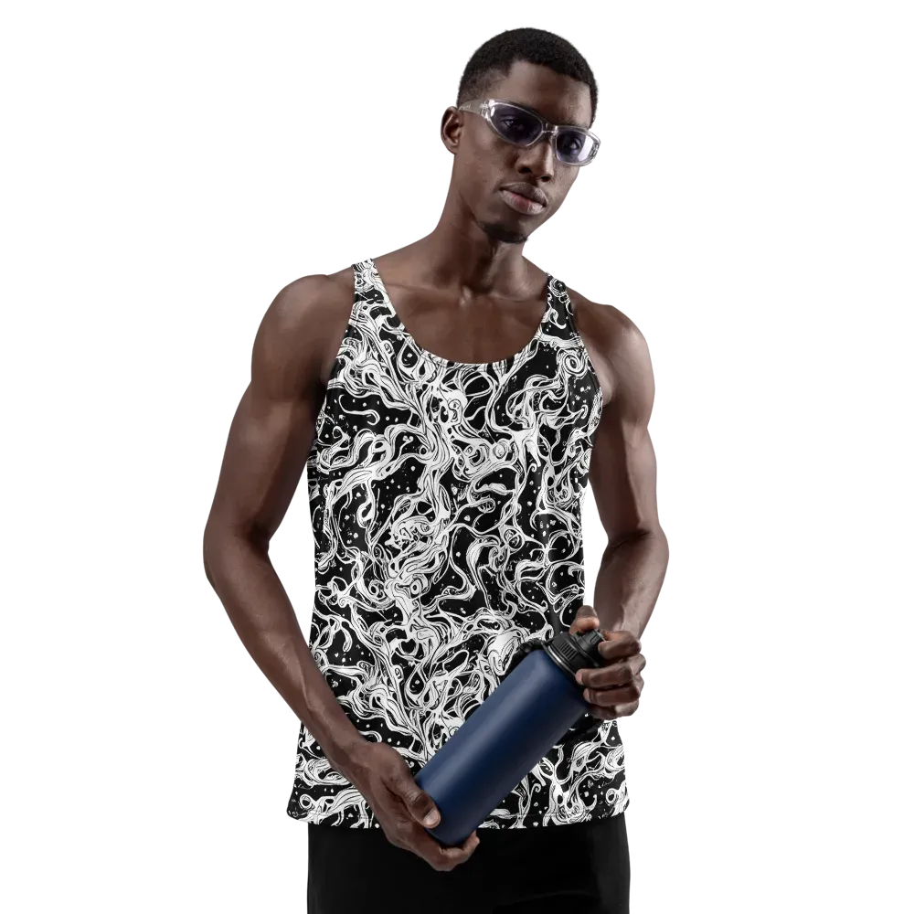 Sonic Smoke on Men's Tank Top — Front