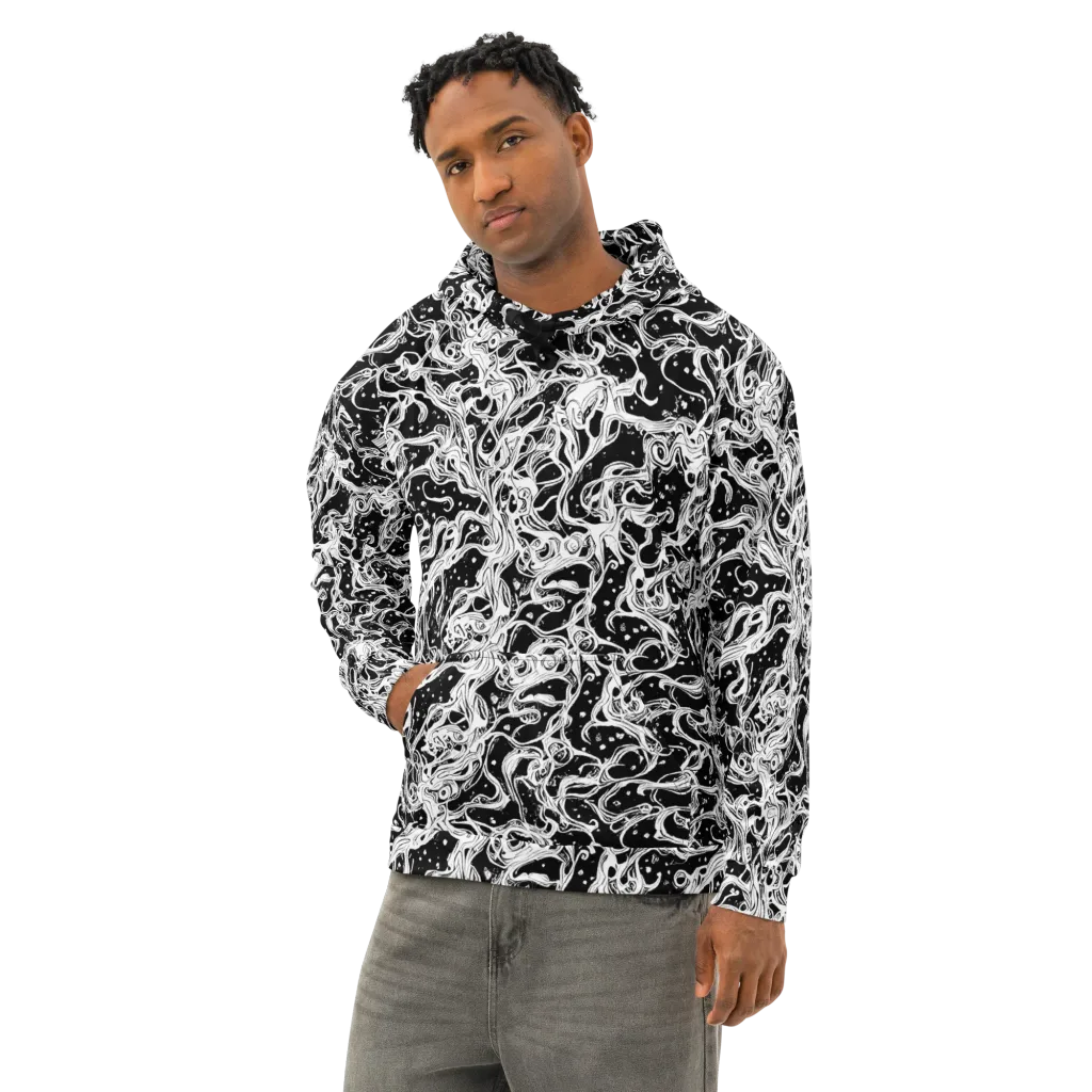 Sonic Smoke on Cotton Hoodie — Left Front