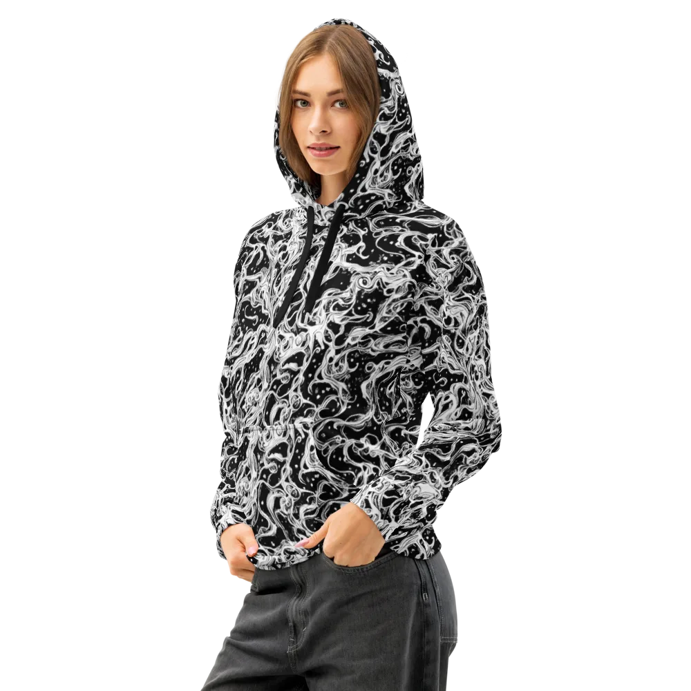 Sonic Smoke on Cotton Hoodie — Left Front