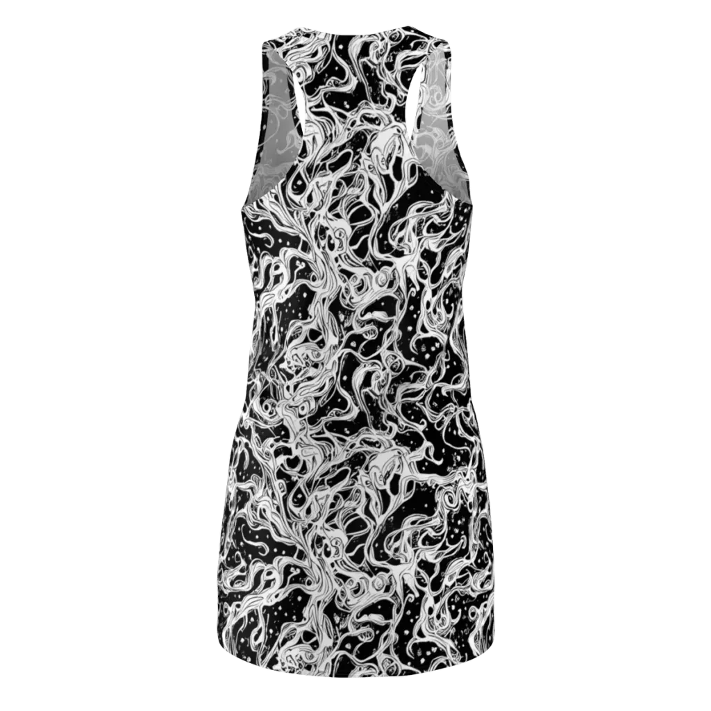 Sonic Smoke on Racerback Dress — Back