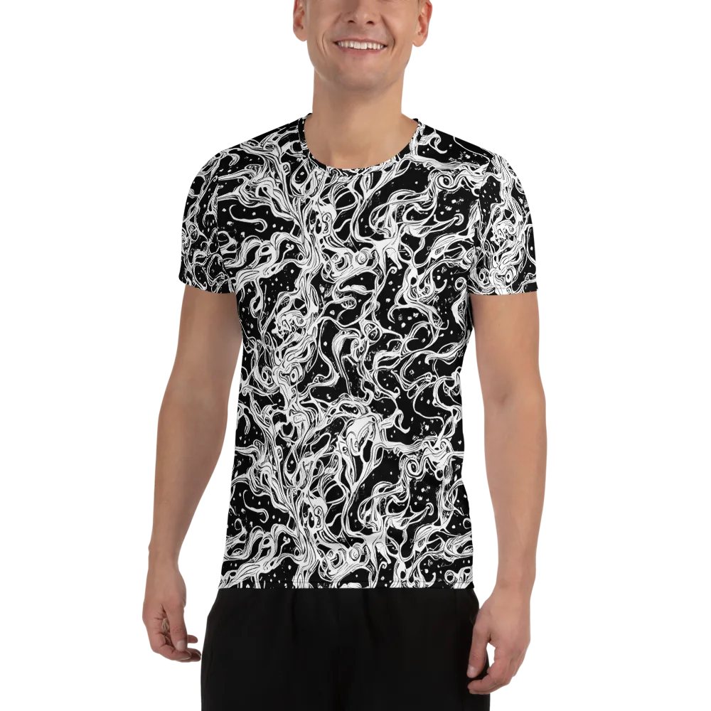 Sonic Smoke on Men's Athletic T-Shirt — Front
