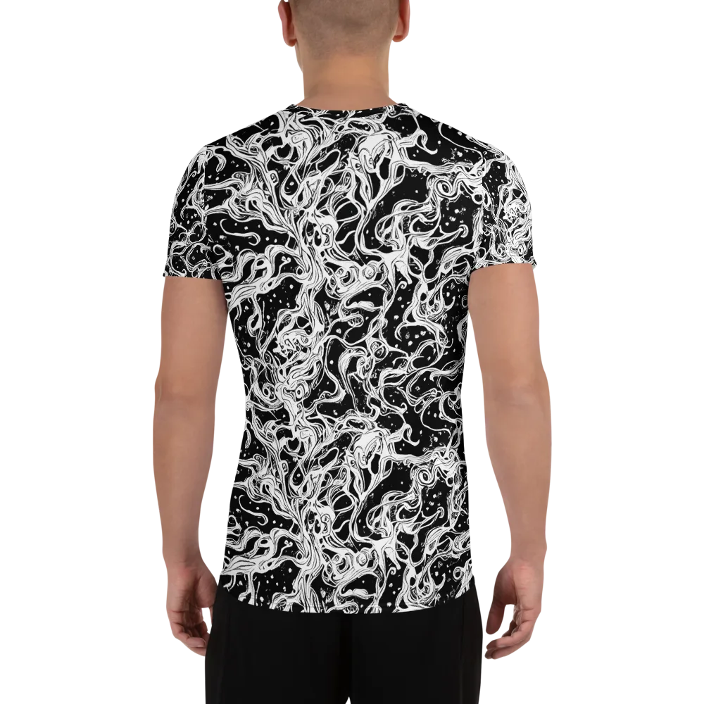 Sonic Smoke on Men's Athletic T-Shirt — Back