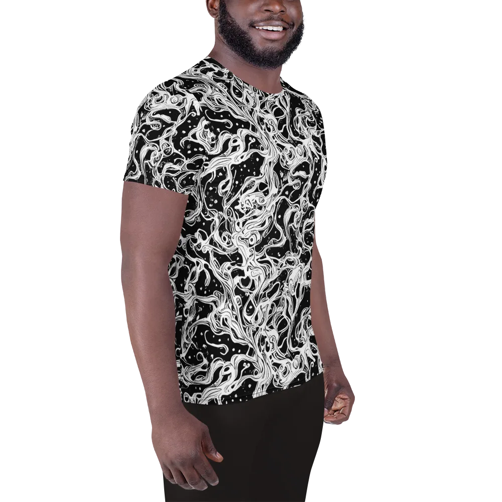 Sonic Smoke on Men's Athletic T-Shirt — Right