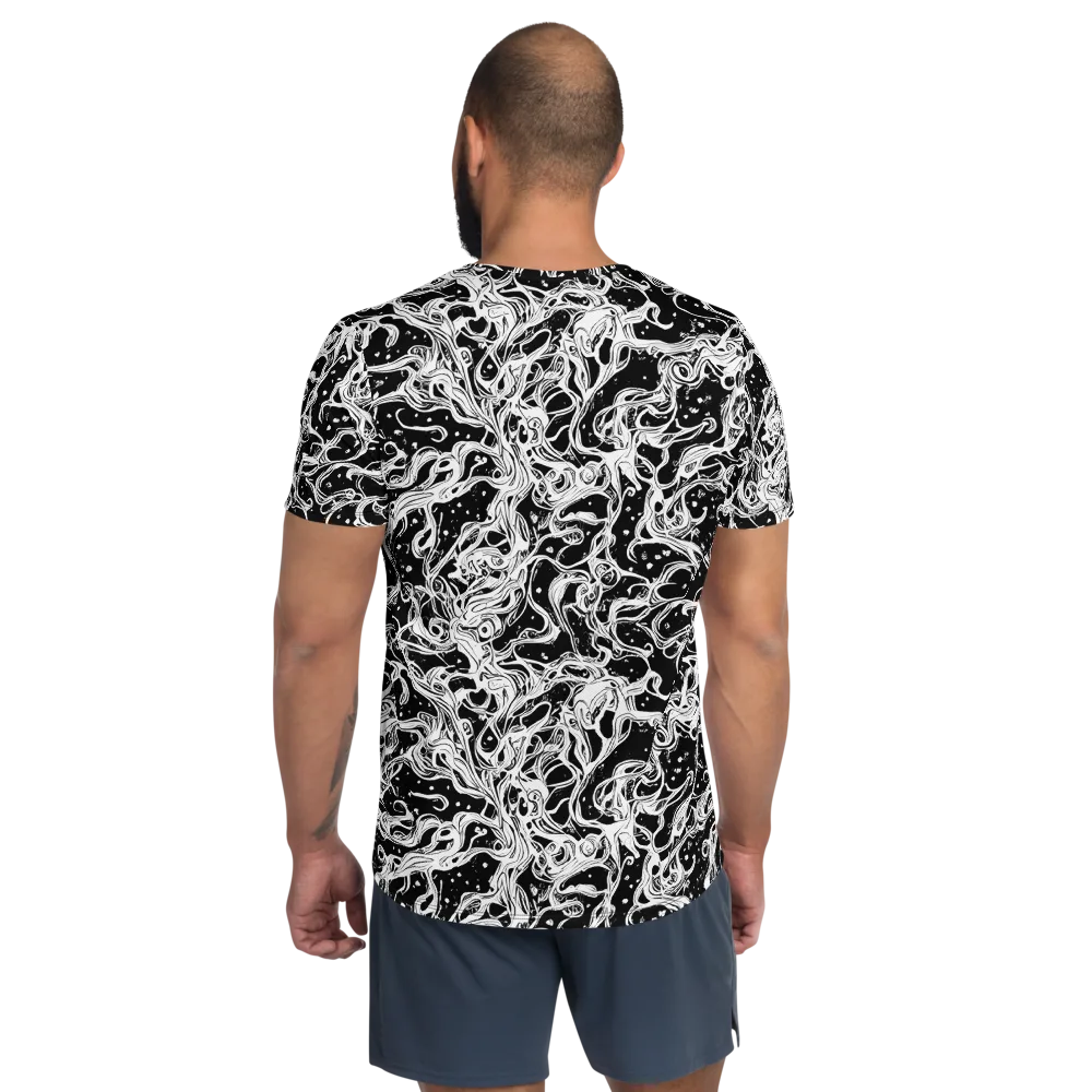Sonic Smoke on Men's Athletic T-Shirt — Back