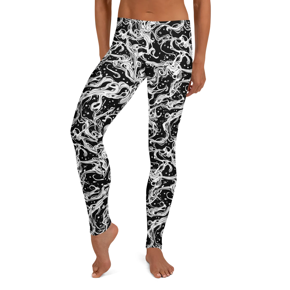 Sonic Smoke on Leggings — Front