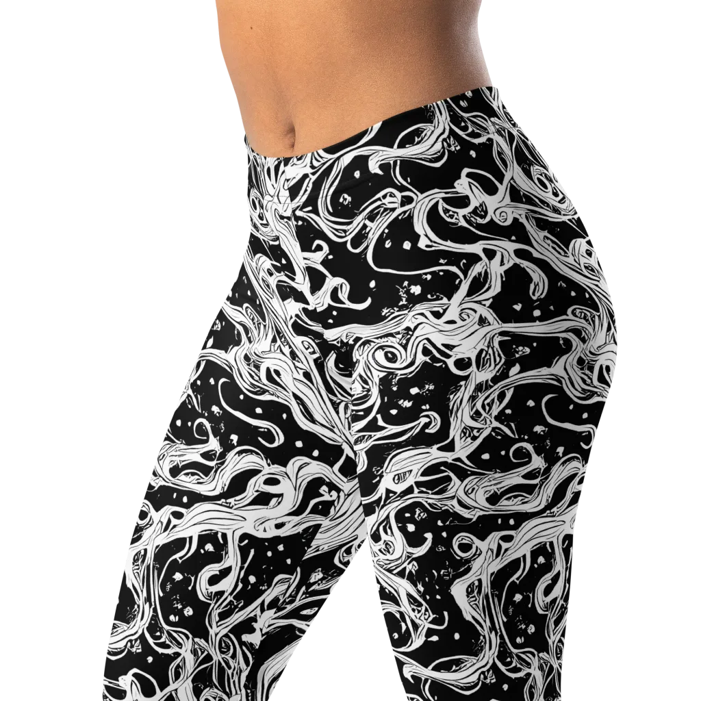 Sonic Smoke on Leggings — Left Front
