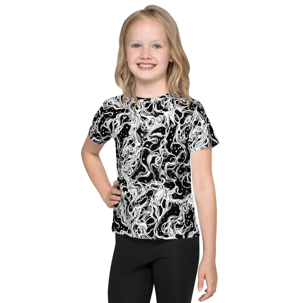 Sonic Smoke on Kids Crew Neck T-Shirt — Front