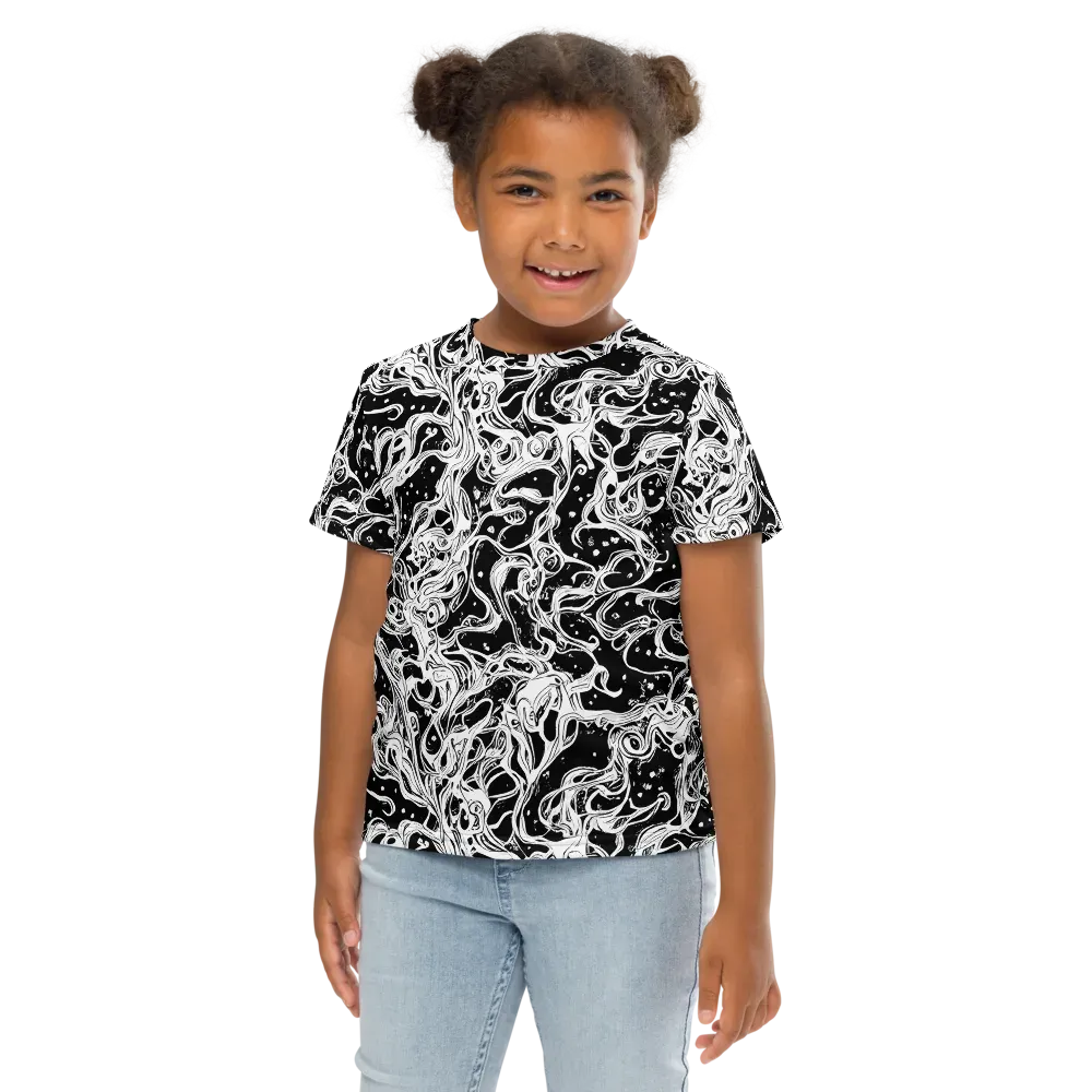 Sonic Smoke on Kids Crew Neck T-Shirt — Front