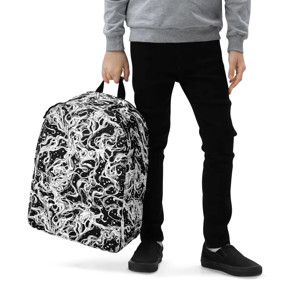 Sonic Smoke on Minimalist Backpack — Zoomed-in