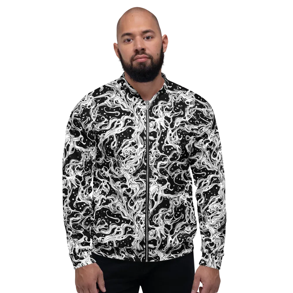 Sonic Smoke on Bomber Jacket — Front