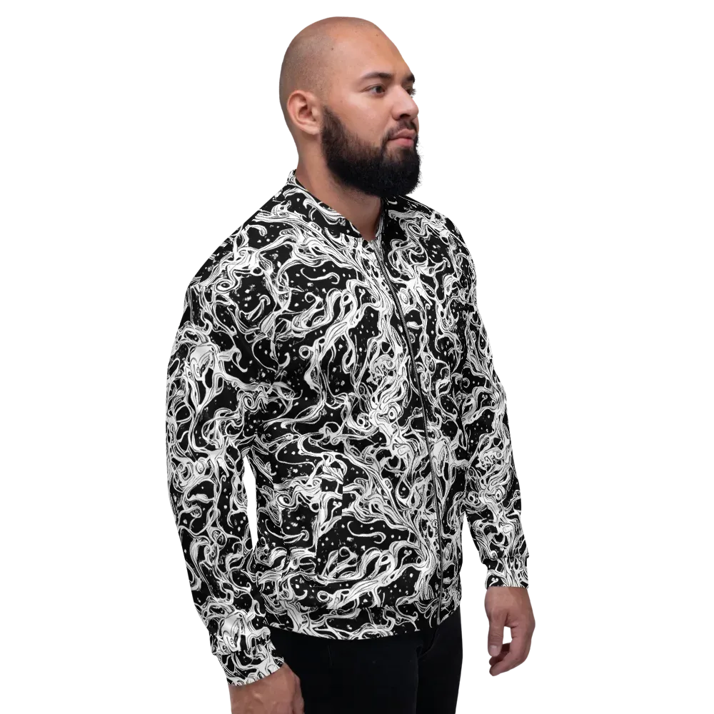 Sonic Smoke on Bomber Jacket — Right