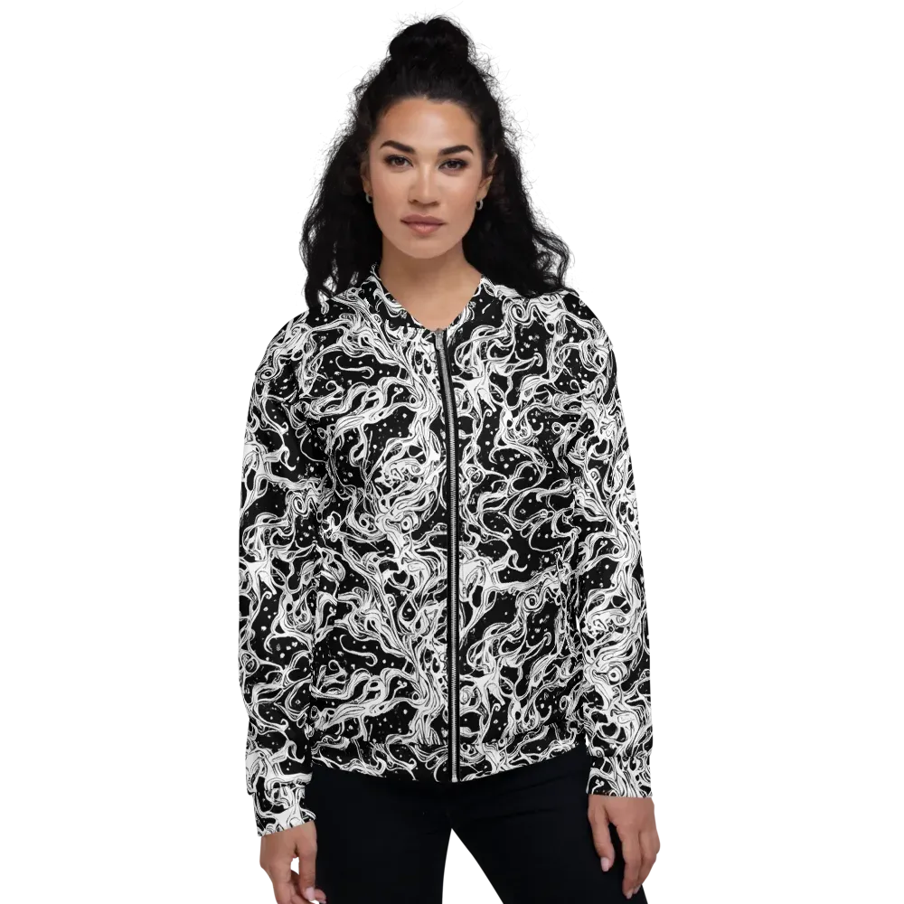 Sonic Smoke on Bomber Jacket — Front