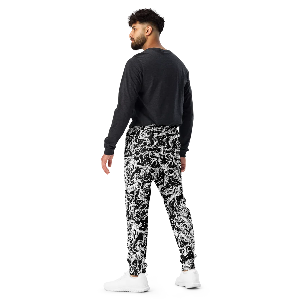 Sonic Smoke on Men's Joggers — Back