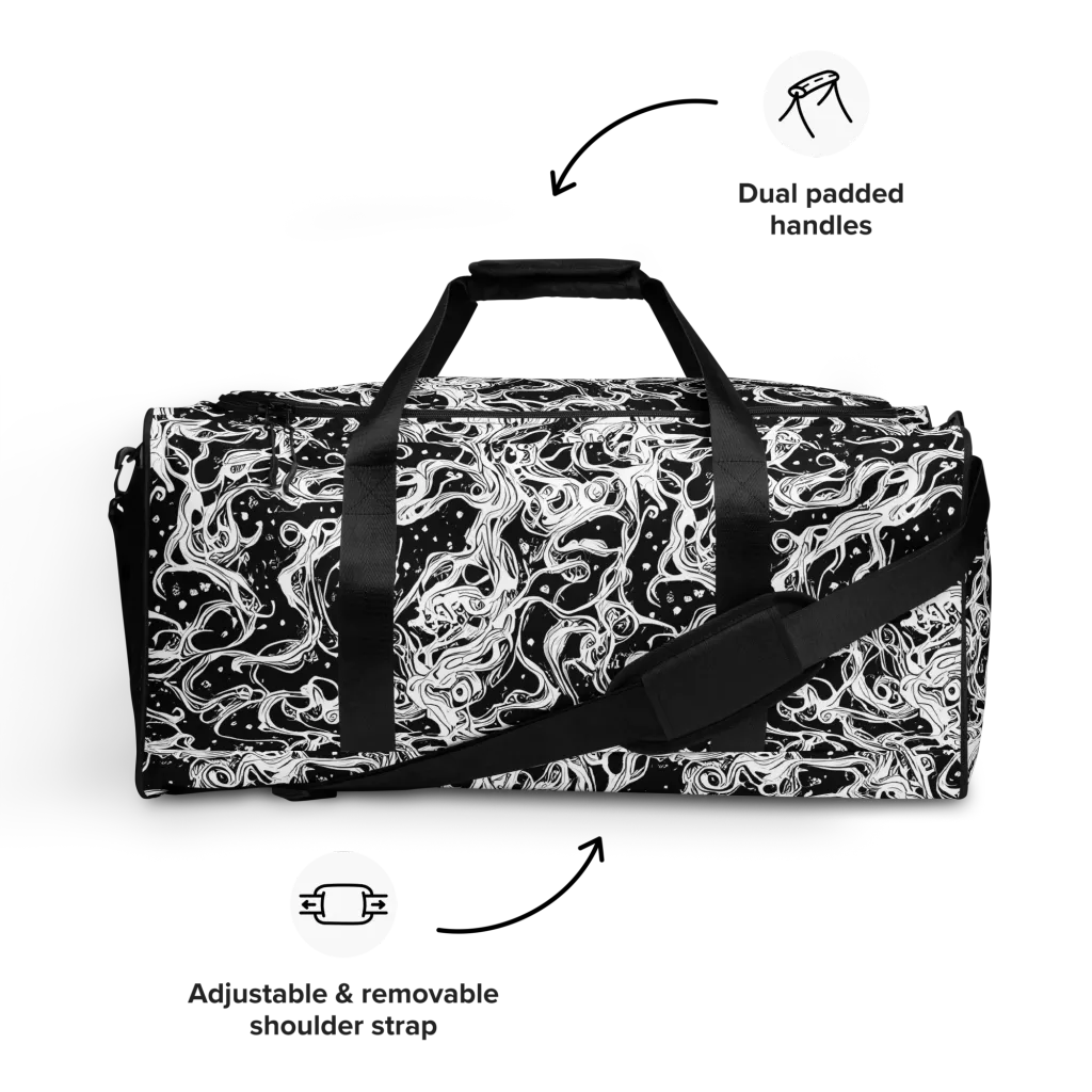 Sonic Smoke on Duffle Bag — Front