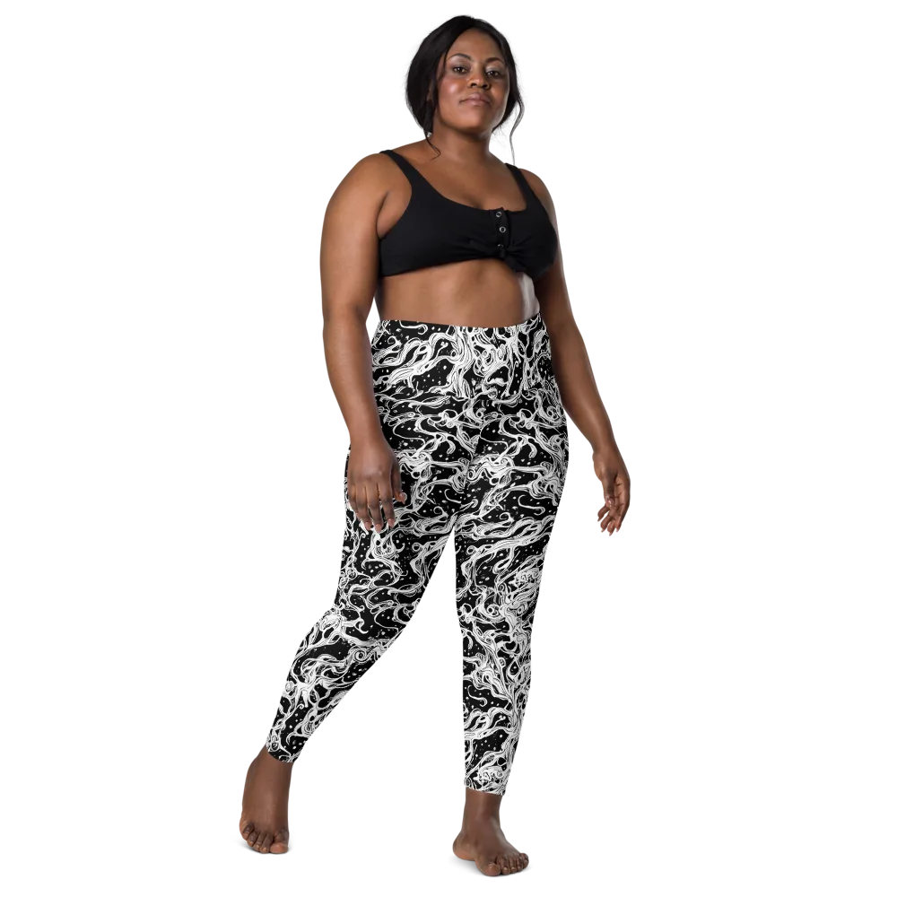 Sonic Smoke on Leggings with Pockets — Front
