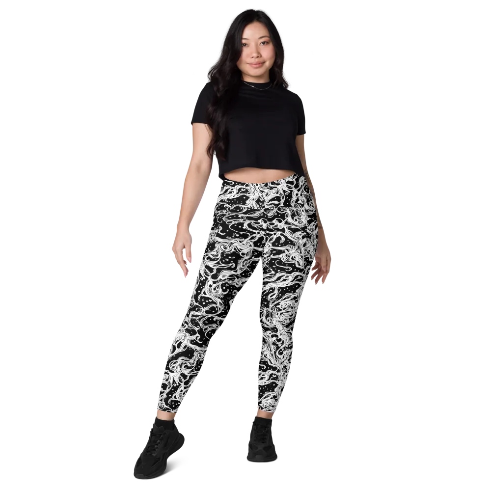 Sonic Smoke on Leggings with Pockets — Front