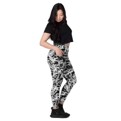 Sonic Smoke on a Leggings with Pockets