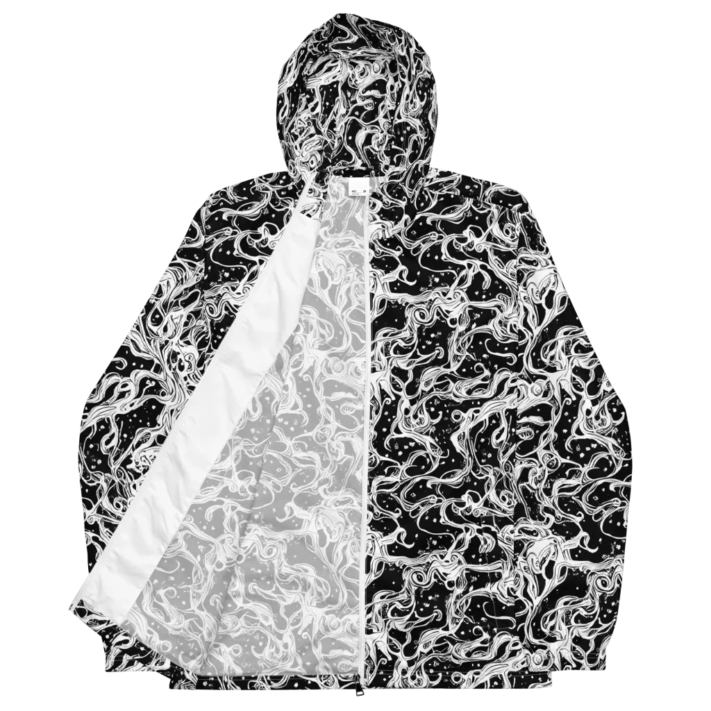 Sonic Smoke on Men's Windbreaker — Front