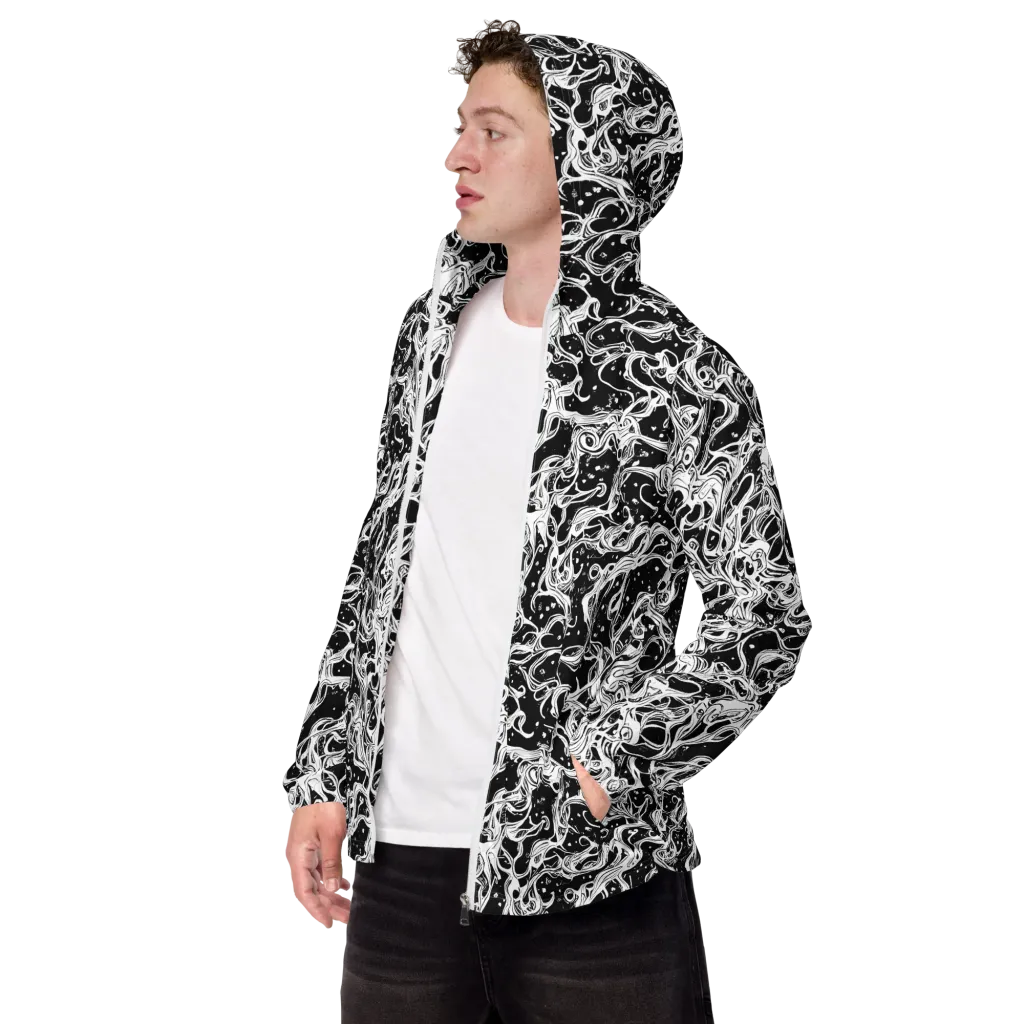 Sonic Smoke on Men's Windbreaker — Left Front