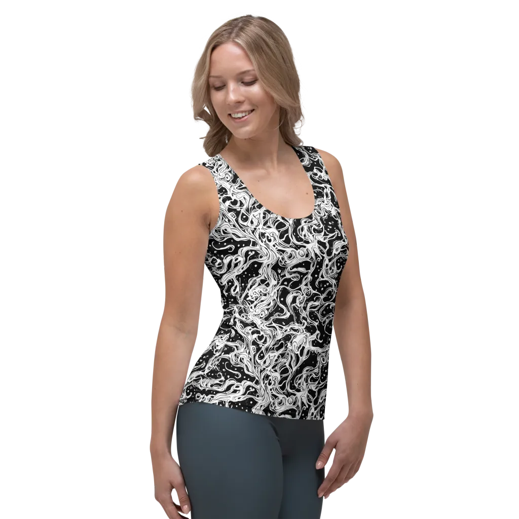 Sonic Smoke on Women's Tank Top — Right Front