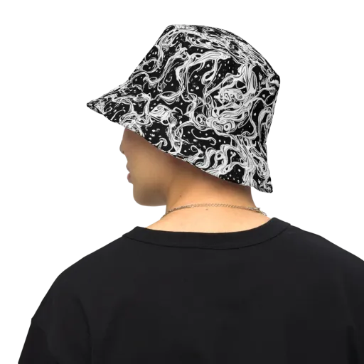 Sonic Smoke on a Reversible Bucket Hat