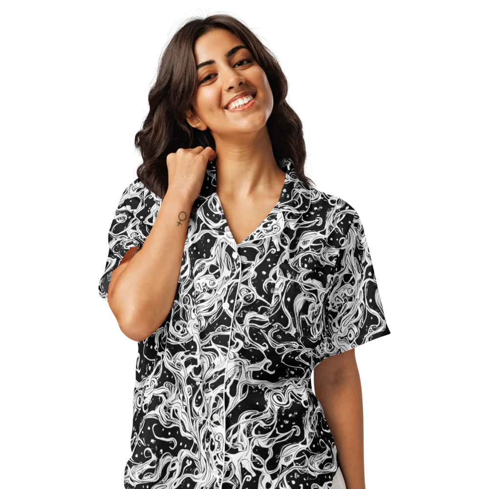 Sonic Smoke on Women's Short Sleeve Pajama Top — Front