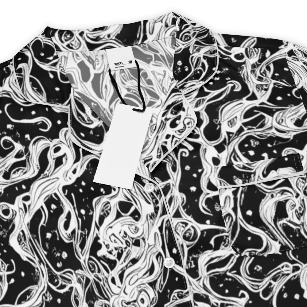 Sonic Smoke on Women's Short Sleeve Pajama Top — Product details